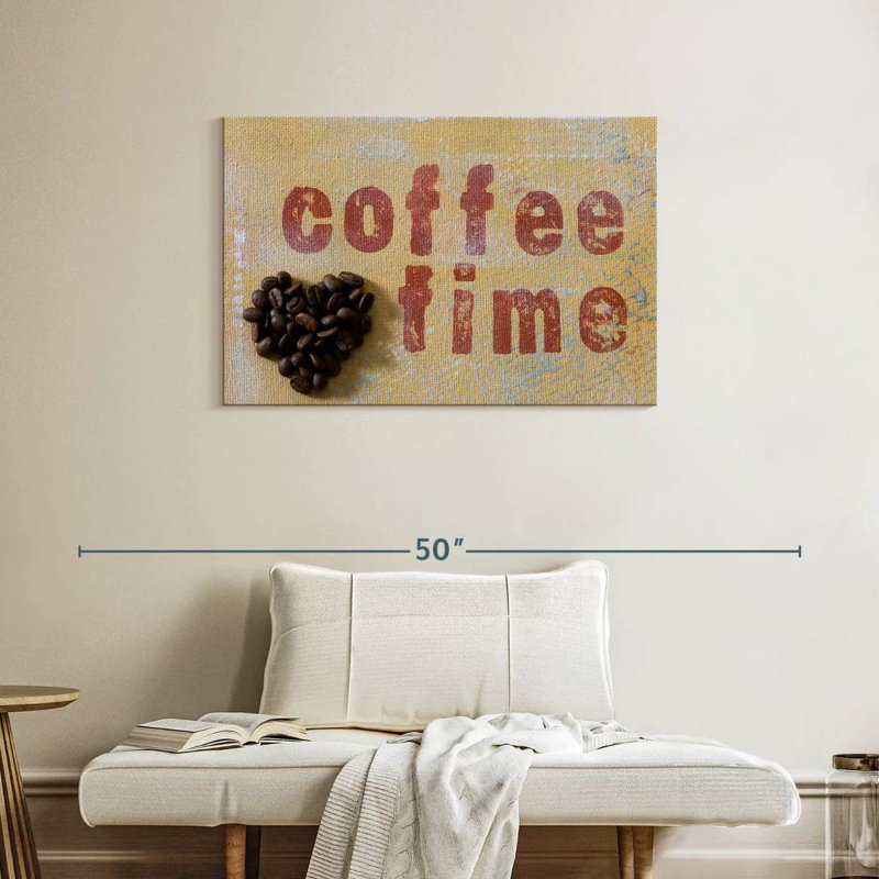 Tergel Coffee Time Typography, 24" H x 36" W