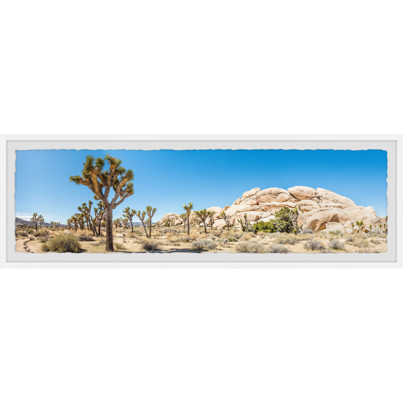Wanderlust And Desert Dust - Single Picture Frame Print, 25cm H x 76cm W x 3.81cm D