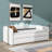 Twin XL Size Upholstered Daybed With Pull-Out Bed And Adjustable LED Light, Pull-Out Bed With Flexible Settings-1465800347