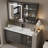 Simple light luxury bathroom cabinet