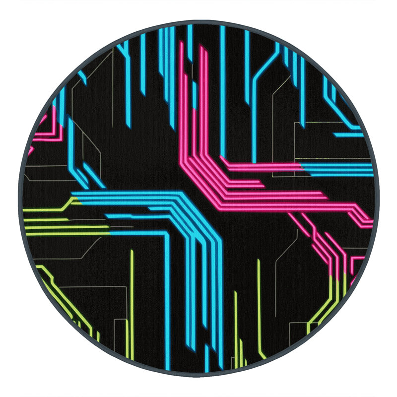 Tapis cybernétique, Rond 8 pi