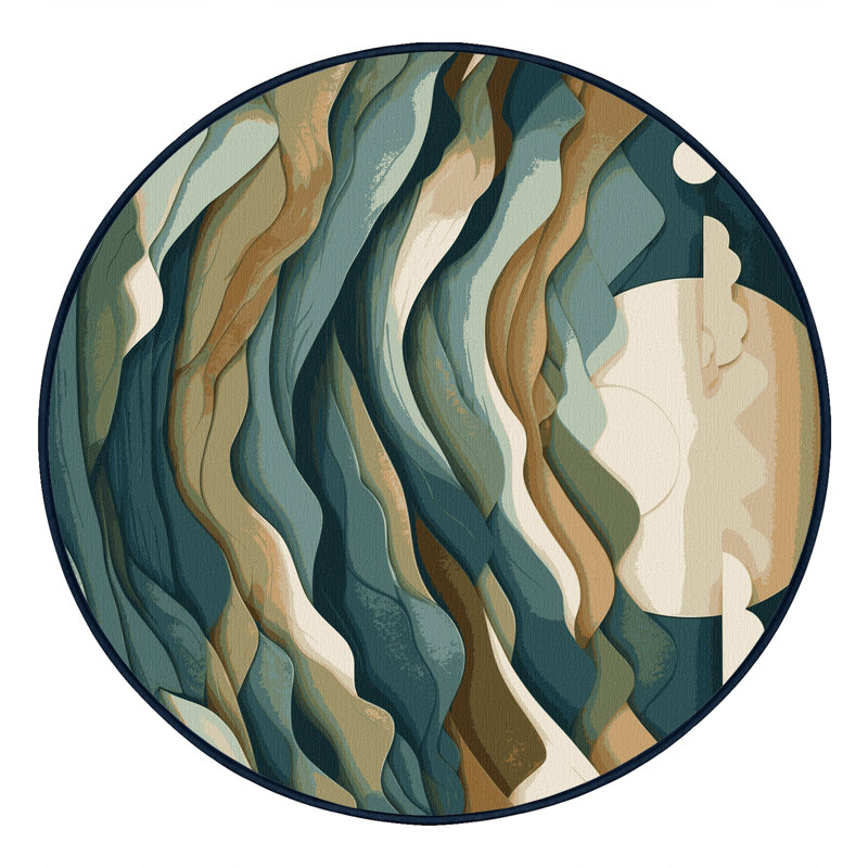 Horizon Tapestry Rug, Round 3'