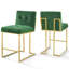 Tabouret de bar en acier inoxydable Privy Performance de Modway-240865243-240901841-184149195