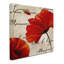 «Coquelicots Rouge II» par Jadaya, impression sur toile tendue-20093820