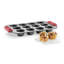Lékué 12 Cup Non-Stick Steel Muffin Pan with Lid