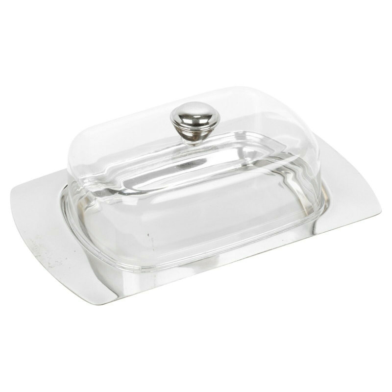 Pasabahce Stainless Steel Butter Dish