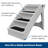 Cozy Up Folding Pet Steps 25" Grey-111313295-111313297