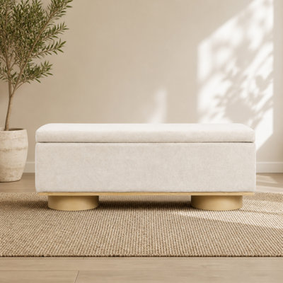 Banc de rangement avec plateau relevable Modern