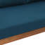 Lit de jour d'extérieur en bois d'acacia avec coussin 3 places-1657556552
