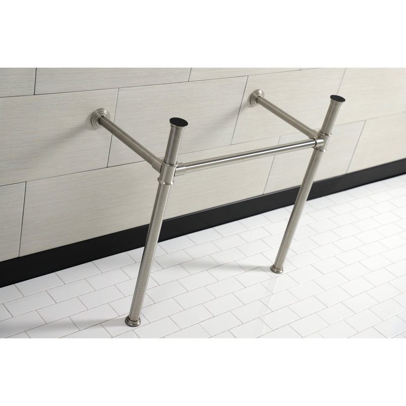 Duchess Metal Console Table Leg, Satin Nickel