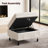 35" Wide Upholstered Seat Cushion Comfy Storage Down Ottoman-1108141124
