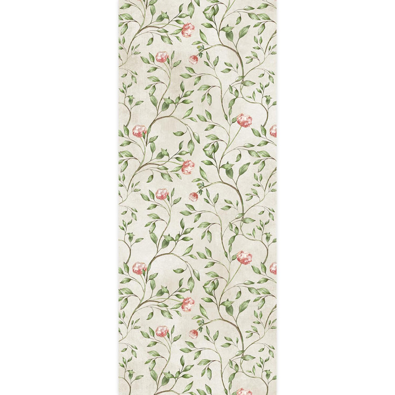 Bordure florale pelez et collez, L 120 po x l 48 po