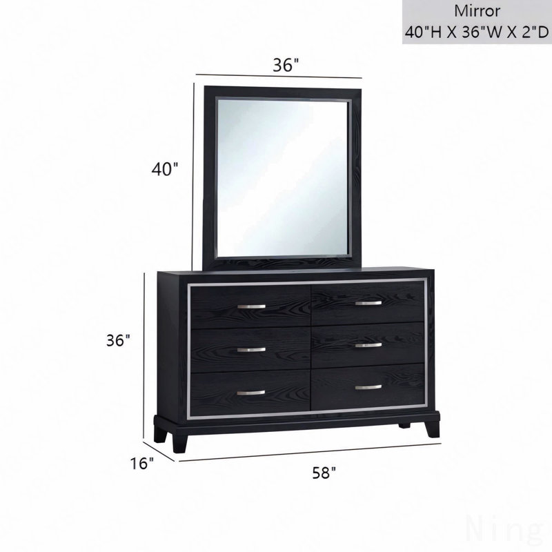 Commode 6 tiroirs