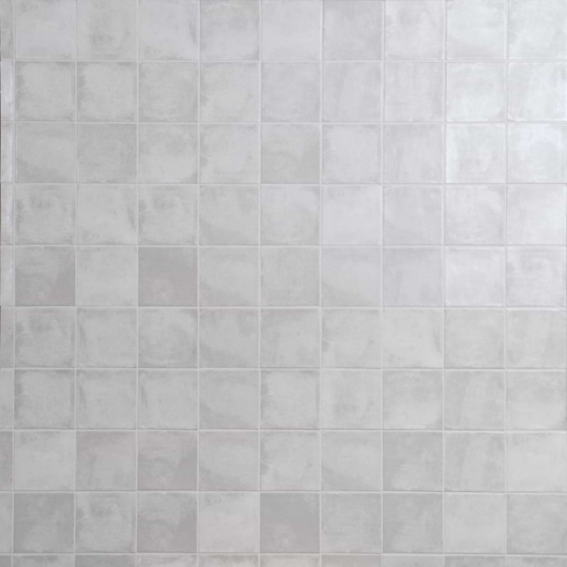 Paula Purroy Talia 5x5 Matte Ceramic Tile, Cotton White