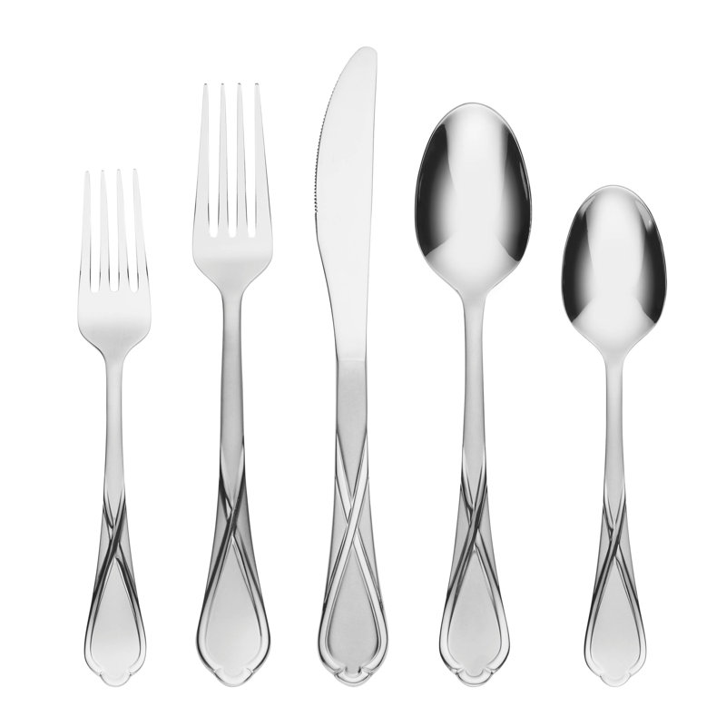 Cambridge Heather Sand 20-Piece Flatware Set