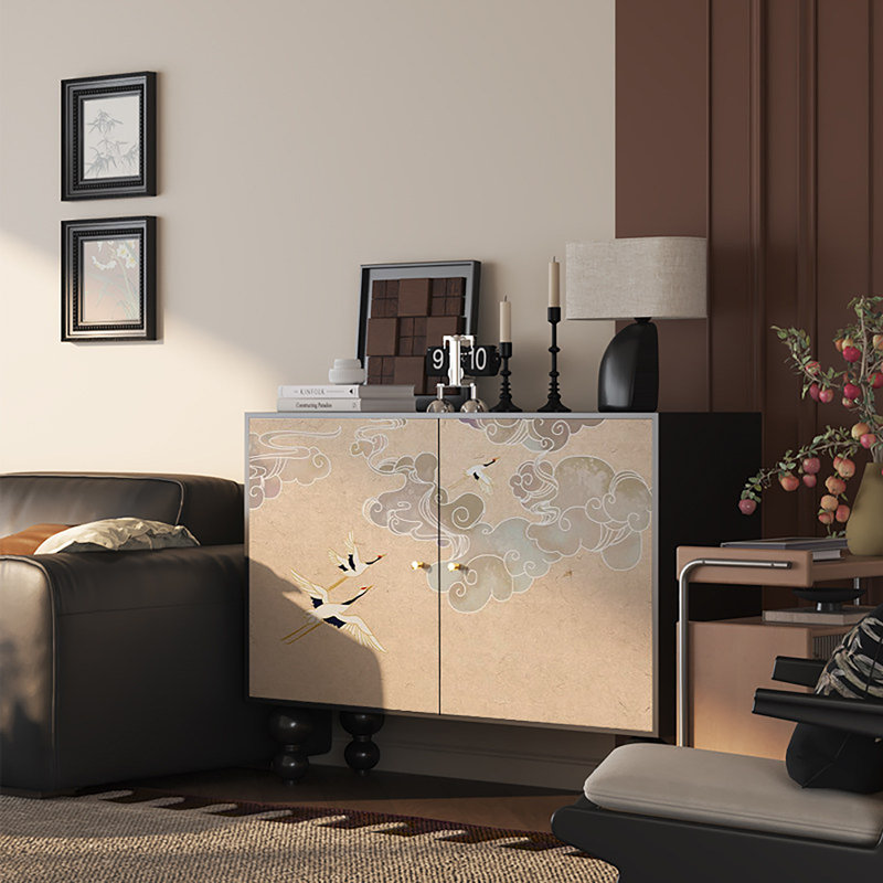 Armoire décorative moderne à double porte