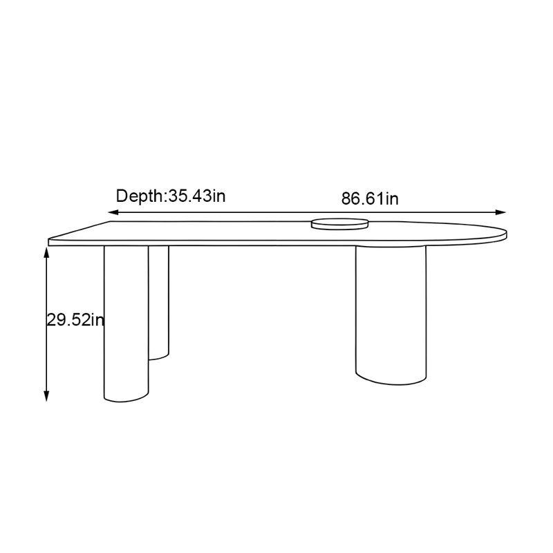 Nebil, 29.52"H x 86.61"L x 35.43"W