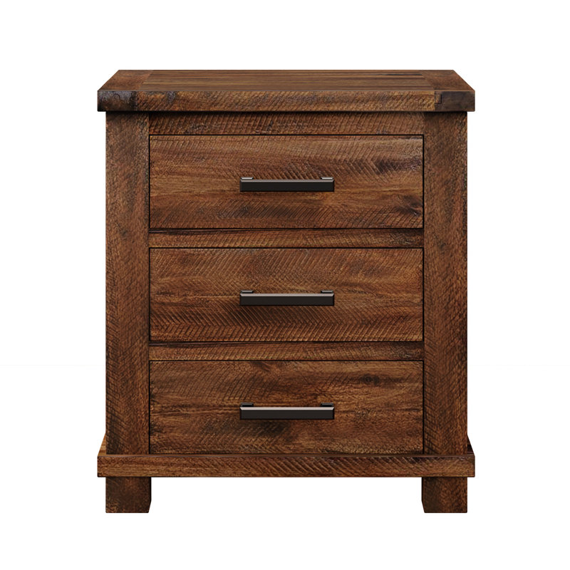 Table de chevet en bois récupéré 3 pi