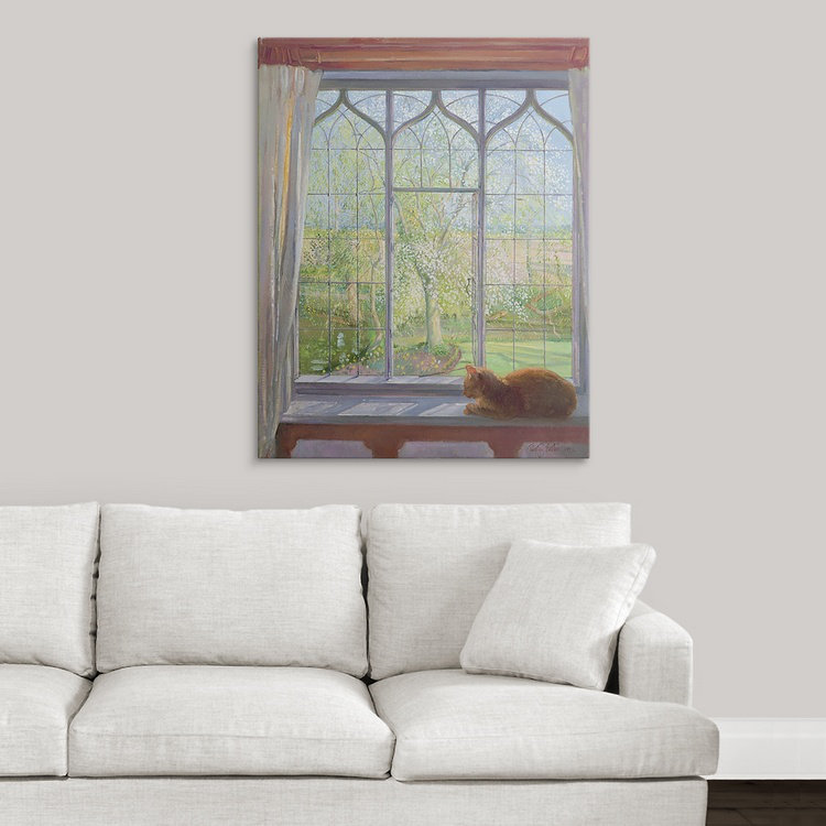 «Murguia Window in Spring», reproduction d'art, H 20 po x l 16 po x P 1,5 po, Toile