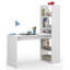 Jagger L-Shaped Solid Wood Base Writing Desk