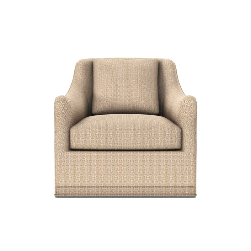Arcadia Sculpted Arm Swivel Glider, Chadwyn Dijon