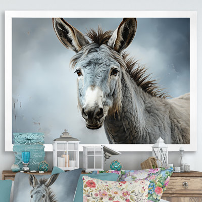 " Sophisticated Donkey Portrait III "