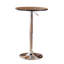Table de bar réglable en bois et en métal avec mécanisme pneumatique de levage à gaz pour une décoration moderne et une utilisation polyvalente-734627284