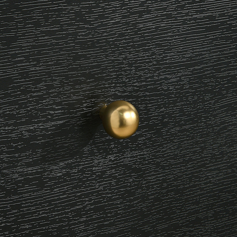 Commode 5 tiroirs noire