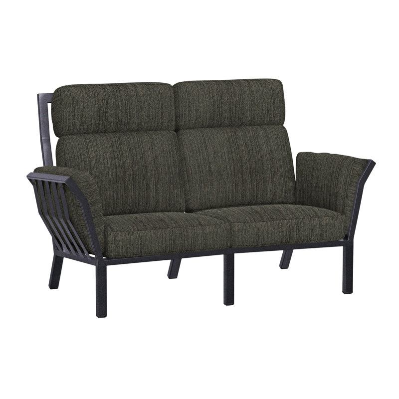 Aris Outdoor 2 - Seat Loveseat, Harris Stone, Graphite