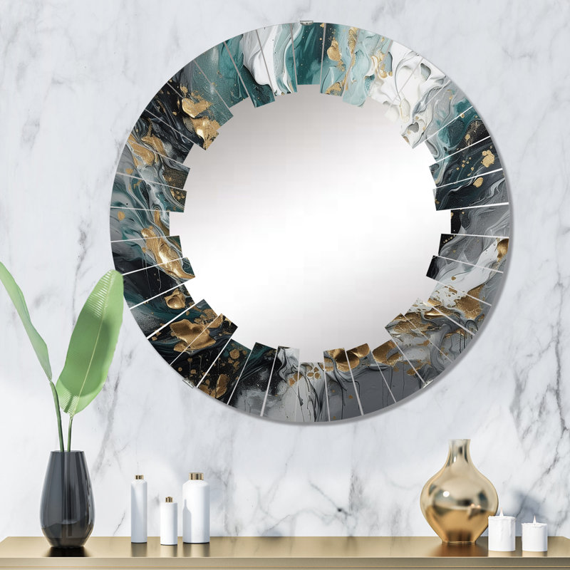 Miroir mural Zelina, 32 po x 32 po