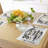 Polyester No Pattern Rectangle Placemat