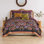 Ensemble de courtepointe pour grand lit 3 pièces Greenland Home Fashions Jessa Midnight 90 x 90 + 20 x 26 (2)