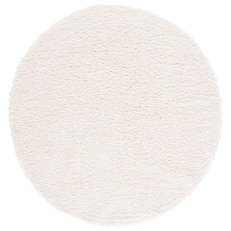 Klaudija Performance Solid Color Rug, Round 6'7"
