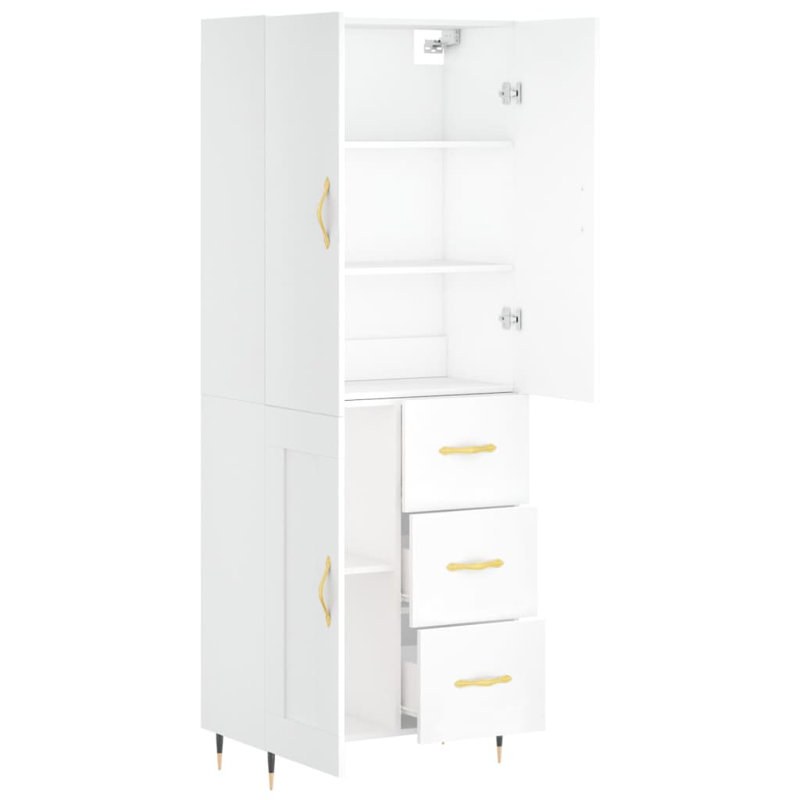 Monchell 69.5cm Sideboard, White