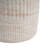 Outdoor/Indoor Lightweight Concrete Side Table,Travertine Finish