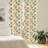 Colorful Semi-Sheer Rod Pocket Curtain Panels-45233194