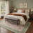 Verdant Vintage Blush Pink / Green / Beige Indoor Area Rug,Machine Washable,With Non-Slip Backing-129757309