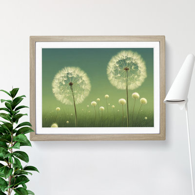 Dandelion Field - Framed Print