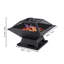 Petit foyer carré portable BBQ Party