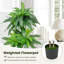 140 cm H Faux Palm Tree Plant in Plastic Planter