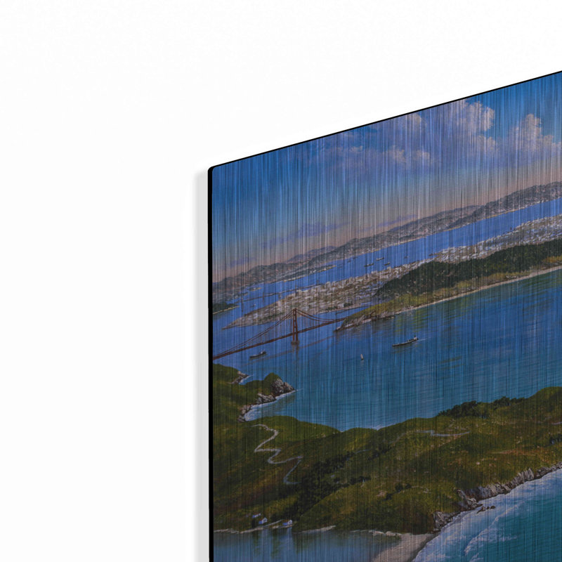 «San Francisco From Marine» par Eduardo Camoes, H 12 po x l 16 po