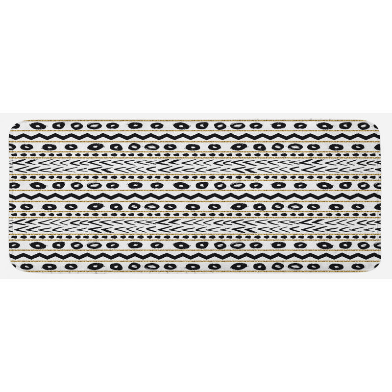 Rustic Polyester Kitchen Mat