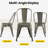 Clogh Counter Stool with Metal Frame-852019333