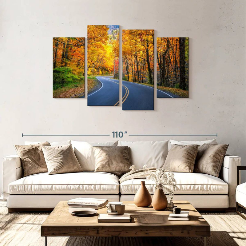 Paysage d'automne à Alvord Road, H 48 po x l 75 po