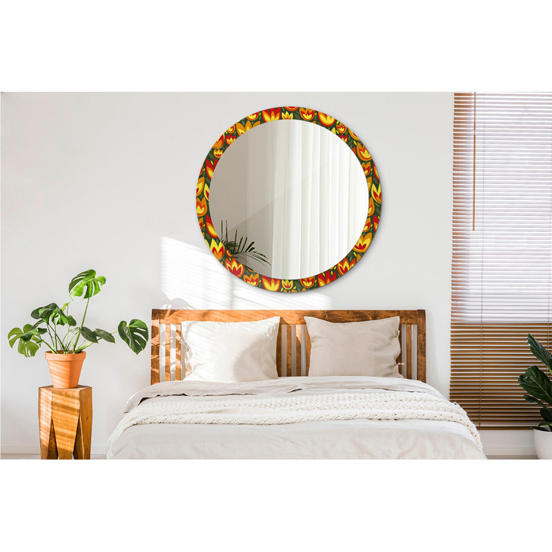 Huldar Glass Flat Wall Mirror
