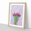 A Bunch of Pink Tulips - Picture Frame Painting Print-56739070-56739080