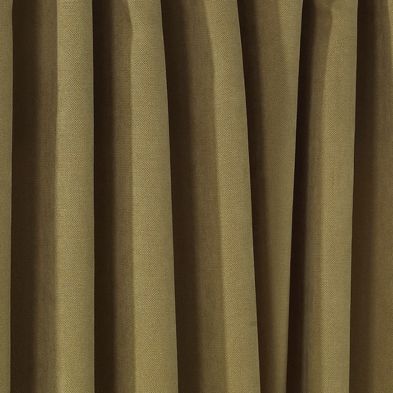 Solid Colour Kitchen Curtain, 60" W x 60" L, Olive Green
