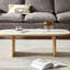 Table basse moderne simple en bois massif