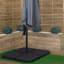 Gillian 3M Cantilever Banana Garden Parasol With Crank Handle And Parasol Base Weights Included-125188640