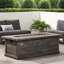 Foyer au propane gris en bois de 56 po, 50 000, béton - Up Your Outdoor Nights Pit